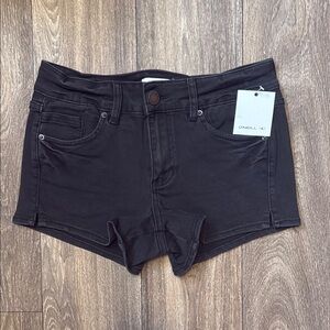 O'Neill Black Jean Shorts High-Waisted Denim